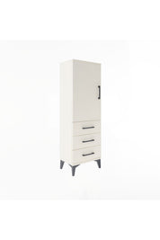 Arges Dolap 2 Raflı 3 Çekmeceli Tek Kapaklı 44x30x134 - S16M046V1A