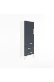 Arges Dolap 2 Raflı 3 Çekmeceli Tek Kapaklı 44x30x134 - S16M046V2A