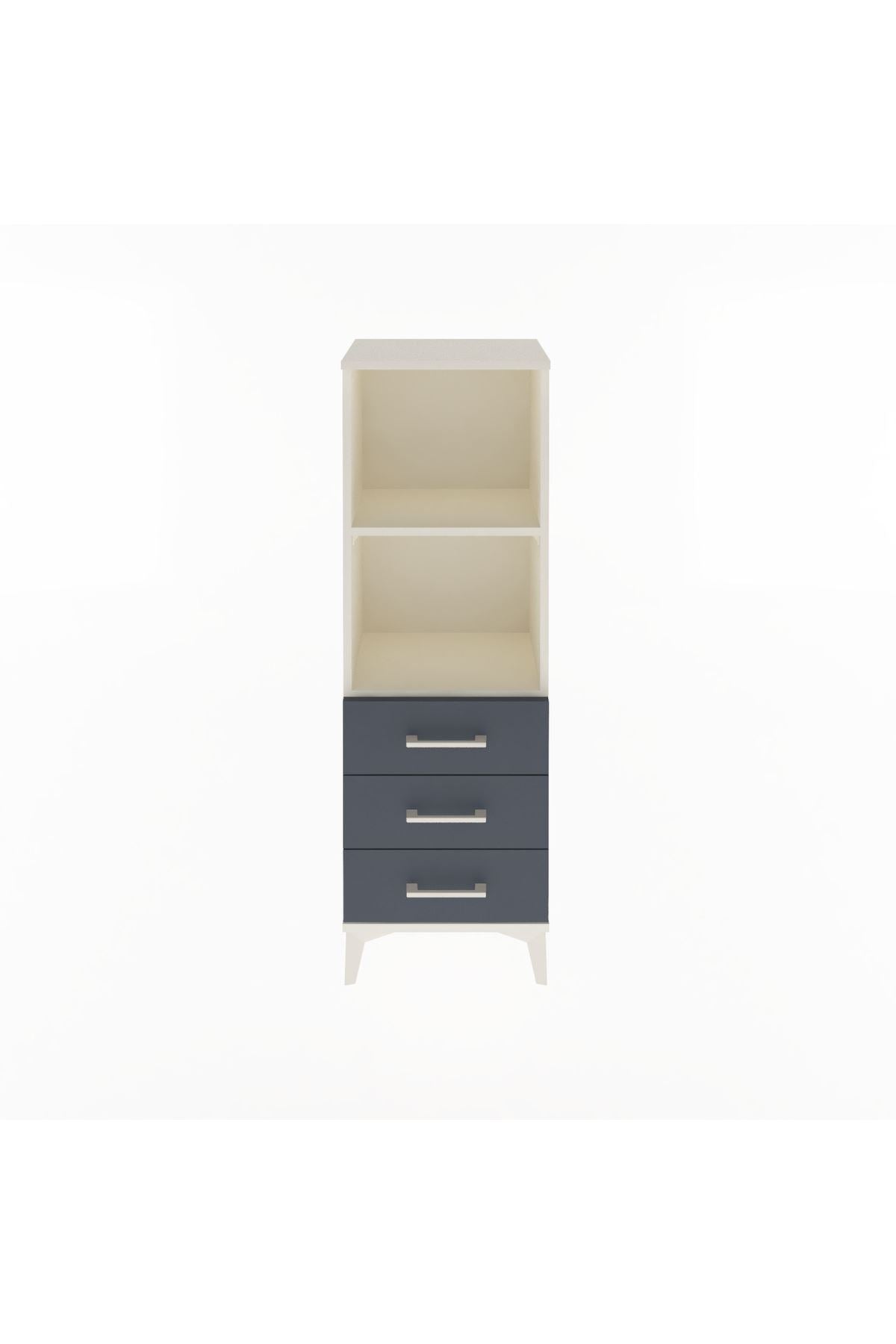 Arges Dolap 2 Raflı 3 Çekmeceli 44x30x134 - S16M047V2A