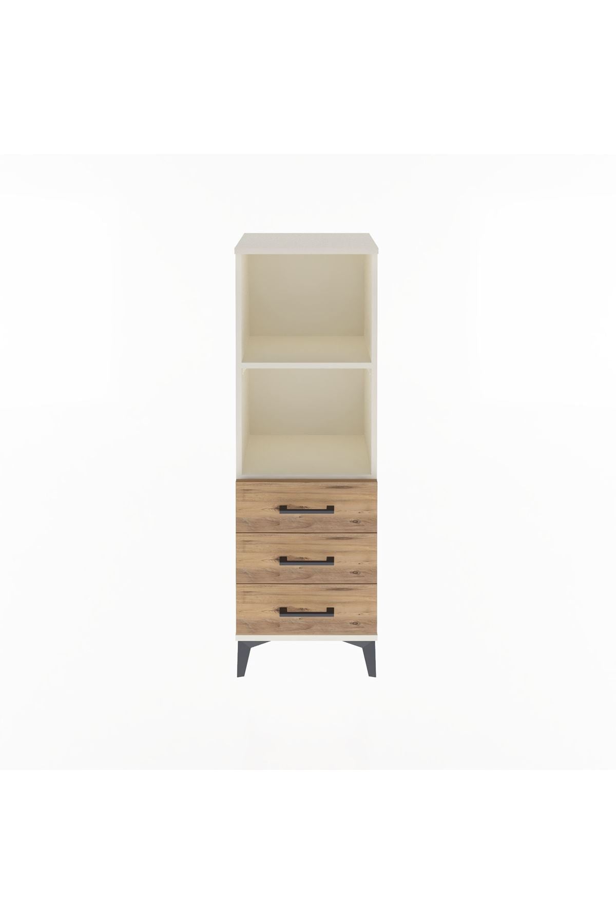 Arges Dolap 2 Raflı 3 Çekmeceli 44x30x134 - S16M047V3A