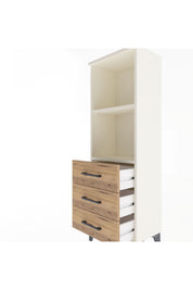 Arges Dolap 2 Raflı 3 Çekmeceli 44x30x134 - S16M047V3A