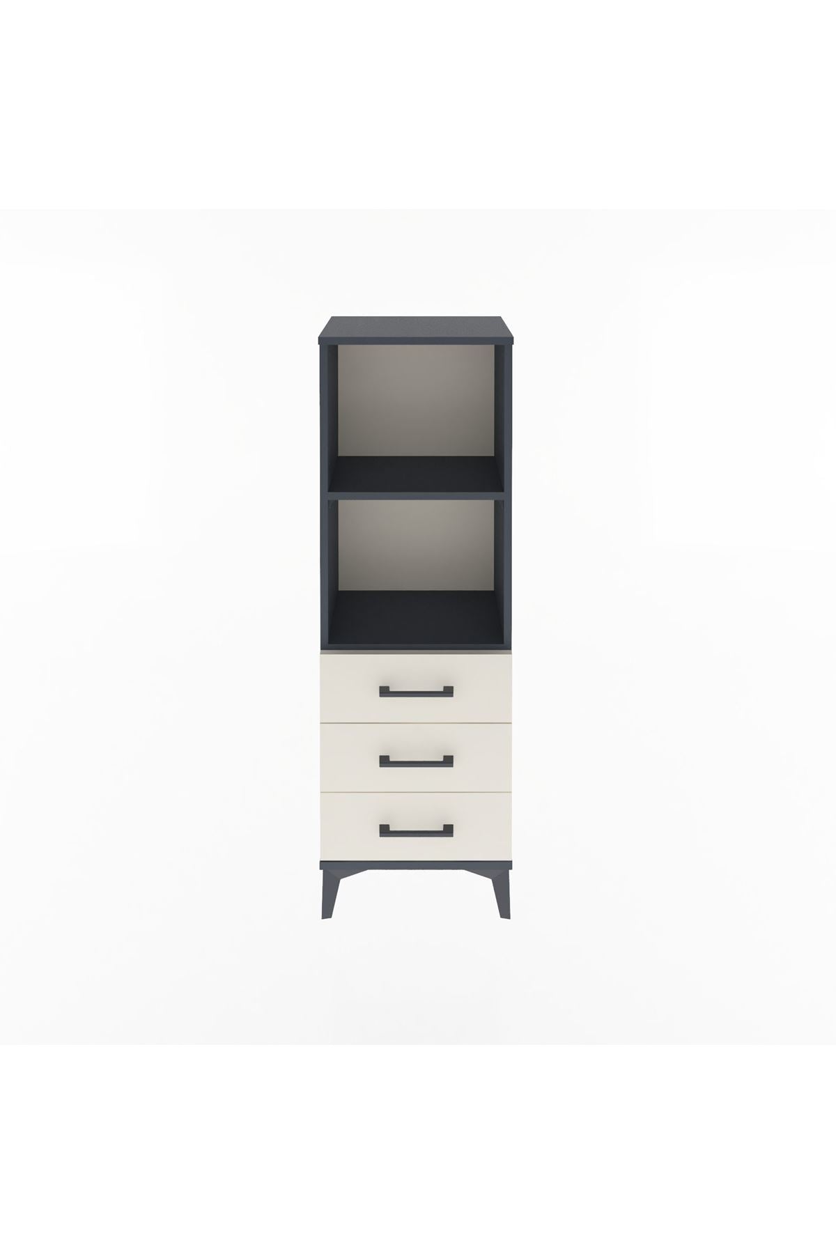 Arges Dolap 2 Raflı 3 Çekmeceli 44x30x134 - S16M047V4A