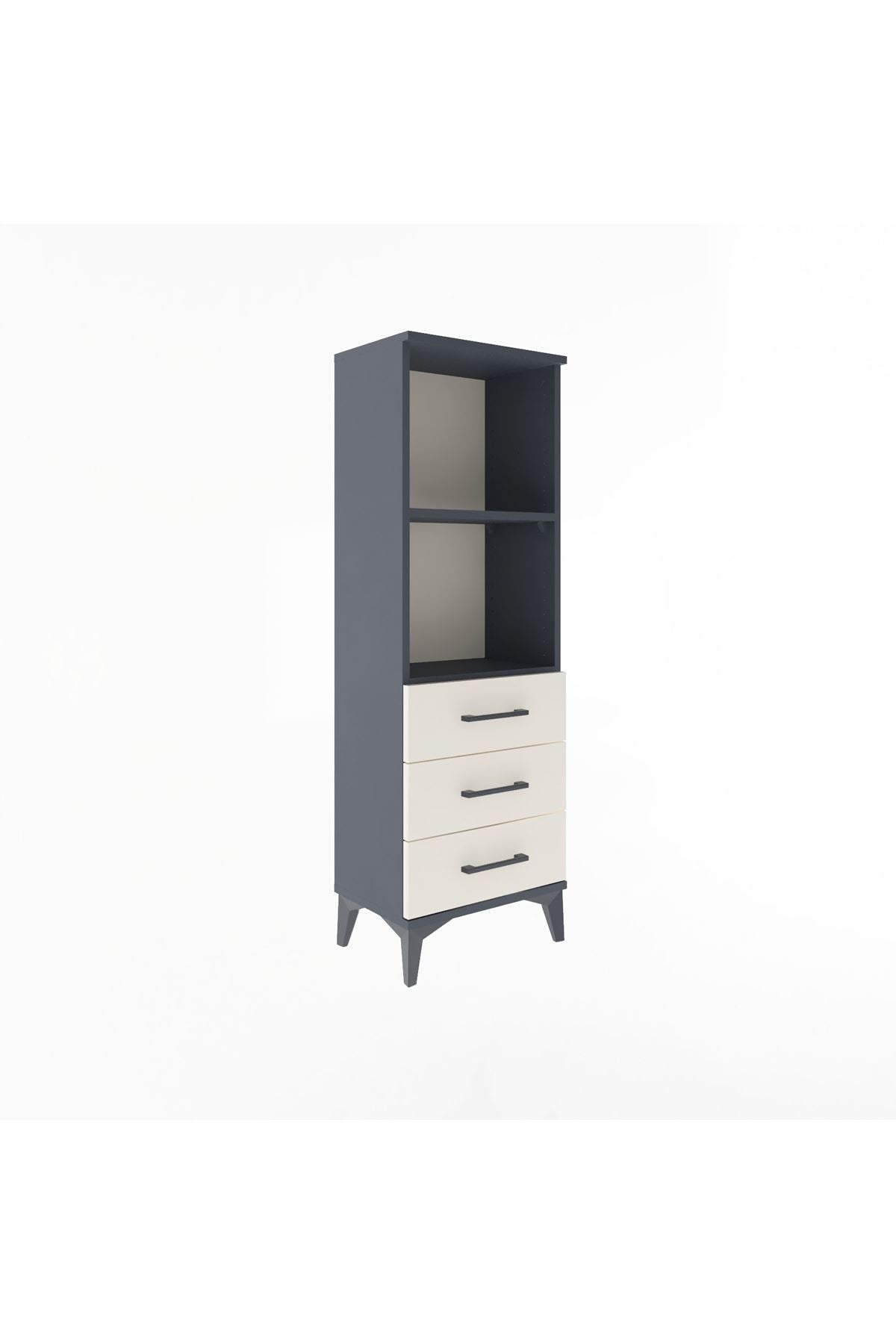 Arges Dolap 2 Raflı 3 Çekmeceli 44x30x134 - S16M047V4A