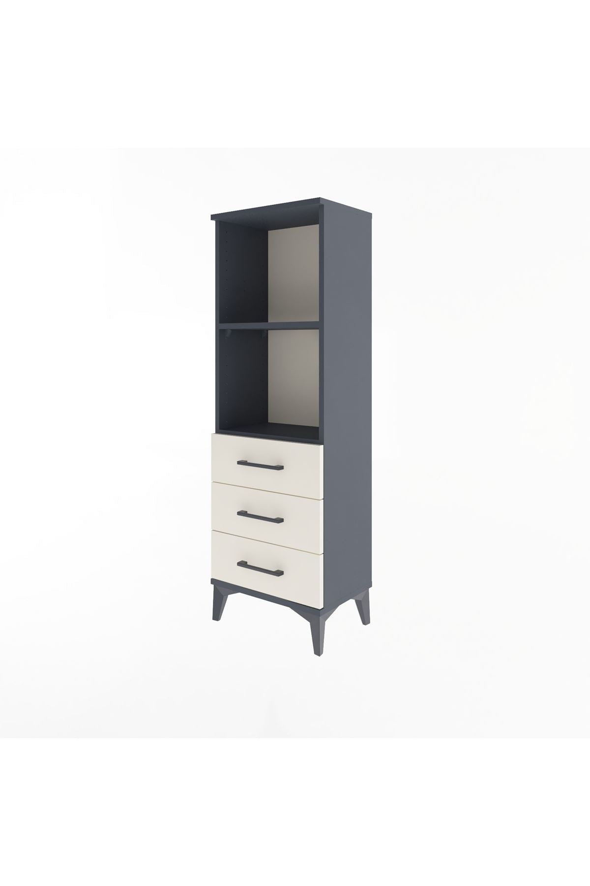 Arges Dolap 2 Raflı 3 Çekmeceli 44x30x134 - S16M047V4A