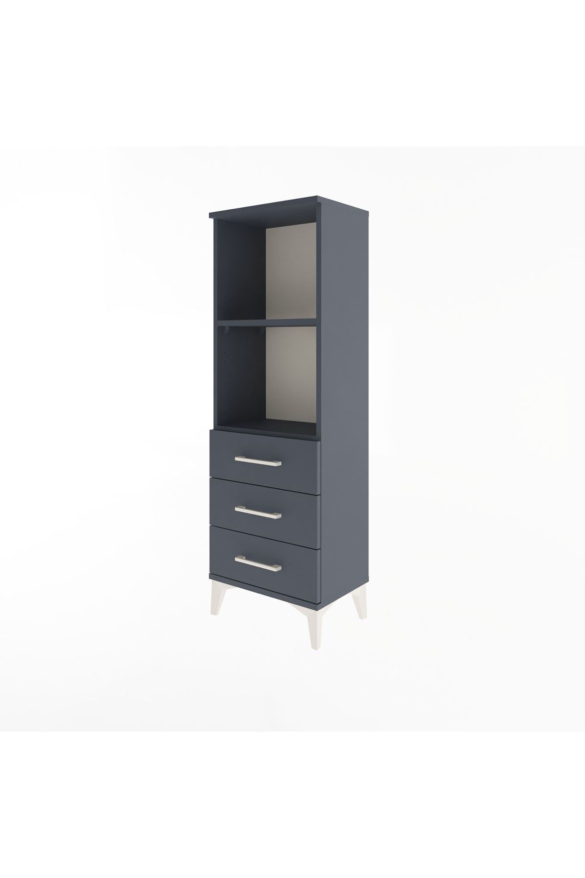 Arges Dolap 2 Raflı 3 Çekmeceli 44x30x134 - S16M047V5A