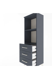Arges Dolap 2 Raflı 3 Çekmeceli 44x30x134 - S16M047V5A