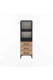 Arges Dolap 2 Raflı 3 Çekmeceli 44x30x134 - S16M047V6A