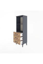 Arges Dolap 2 Raflı 3 Çekmeceli 44x30x134 - S16M047V6A