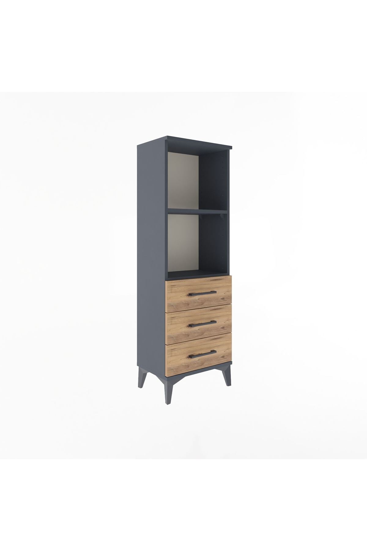 Arges Dolap 2 Raflı 3 Çekmeceli 44x30x134 - S16M047V6A
