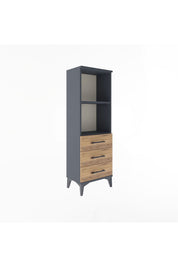 Arges Dolap 2 Raflı 3 Çekmeceli 44x30x134 - S16M047V6A