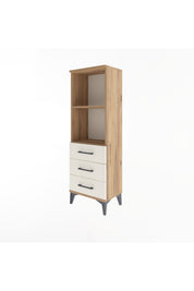 Arges Dolap 2 Raflı 3 Çekmeceli 44x30x134 - S16M047V7A