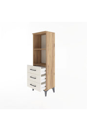Arges Dolap 2 Raflı 3 Çekmeceli 44x30x134 - S16M047V7A