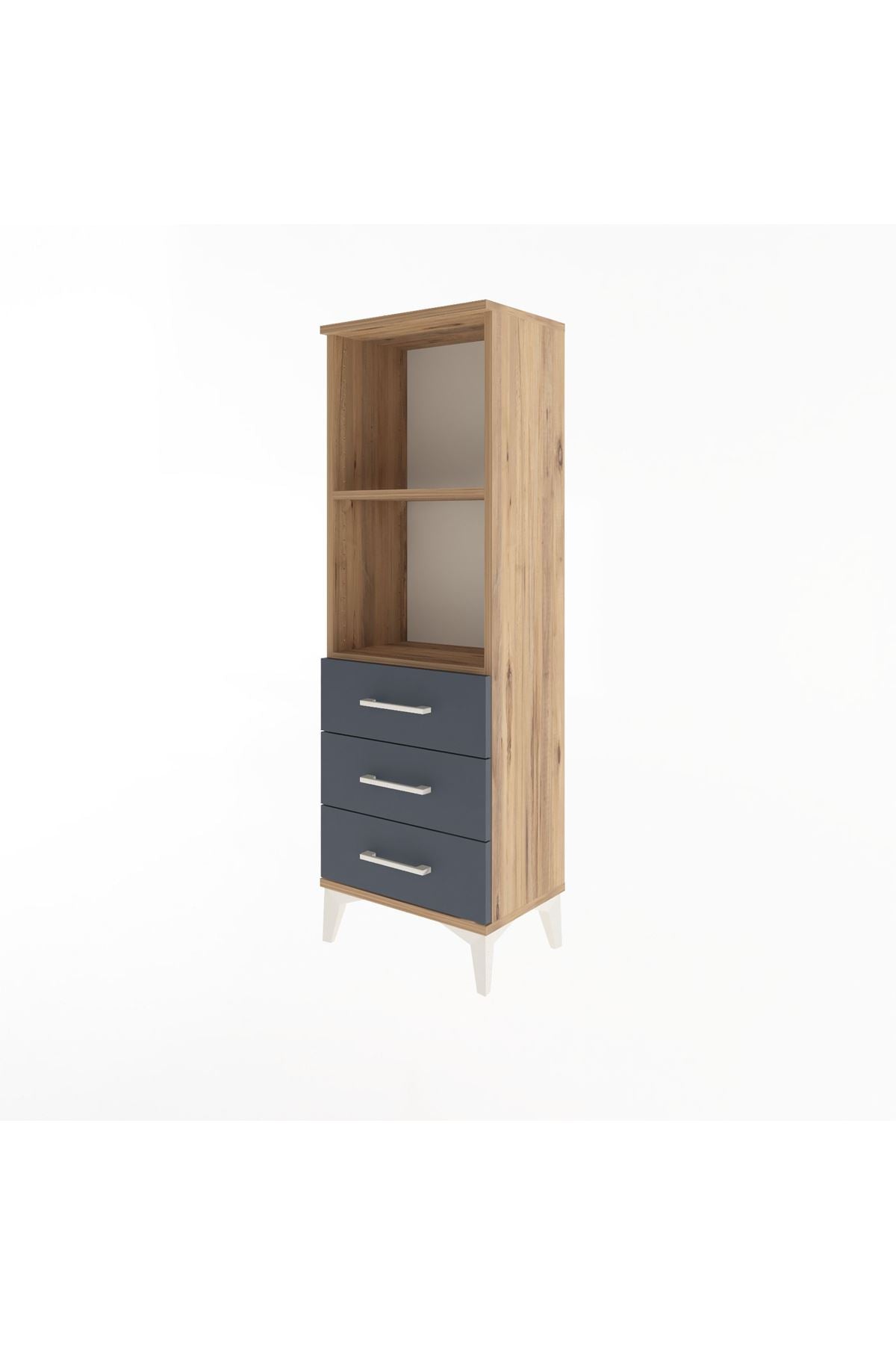 Arges Dolap 2 Raflı 3 Çekmeceli 44x30x134 - S16M047V8A