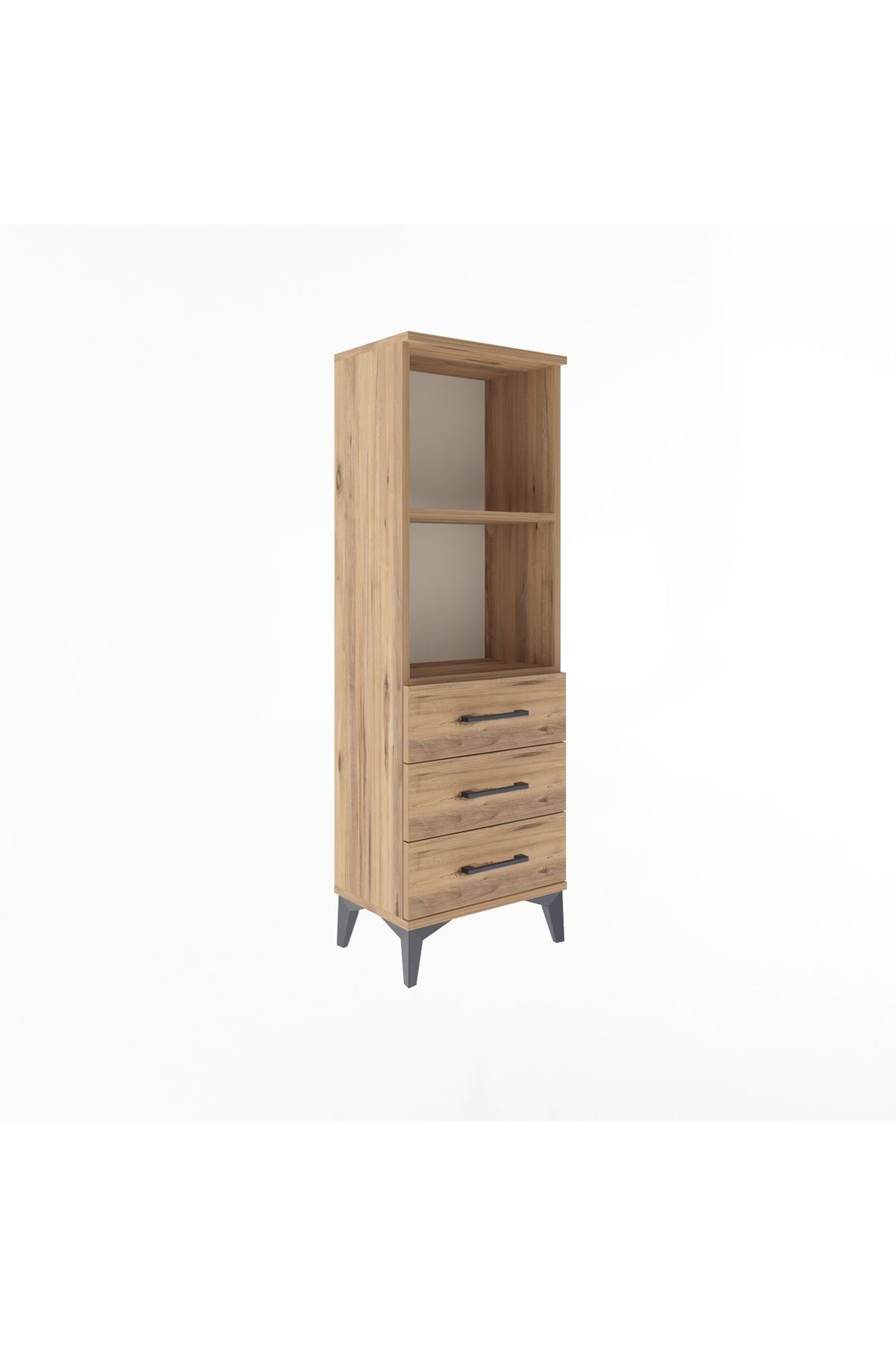 Arges Dolap 2 Raflı 3 Çekmeceli 44x30x134 - S16M047V9A