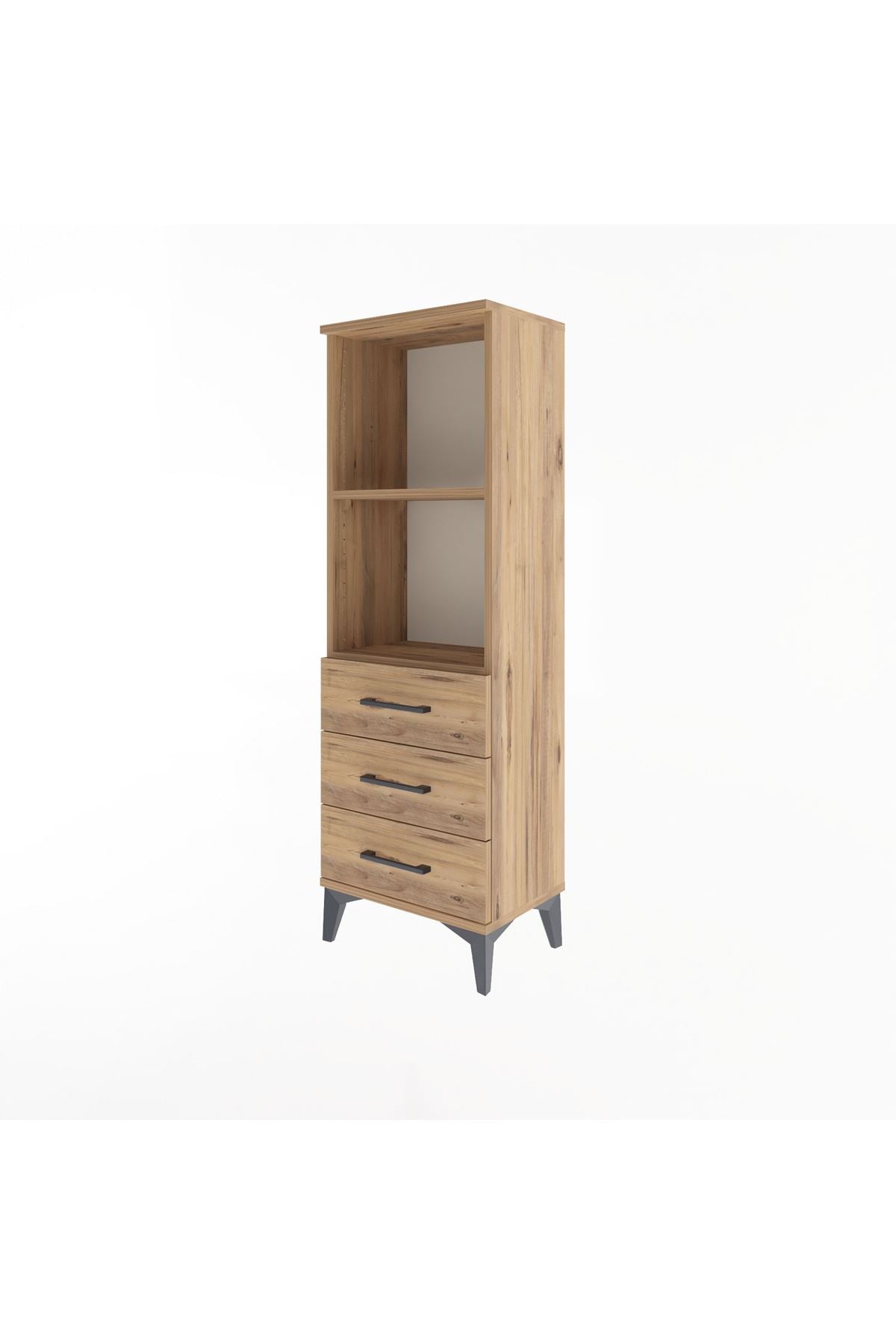 Arges Dolap 2 Raflı 3 Çekmeceli 44x30x134 - S16M047V9A
