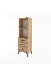 Arges Dolap 2 Raflı 3 Çekmeceli 44x30x134 - S16M047V9A