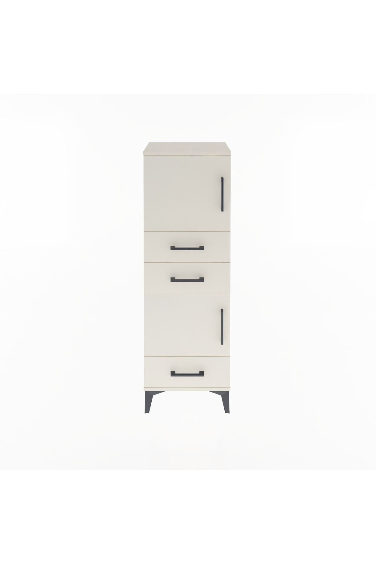 Arges Dolap 2 Raflı 3 Çekmeceli 2 Kapaklı 44x30x134 - S16M048V1A