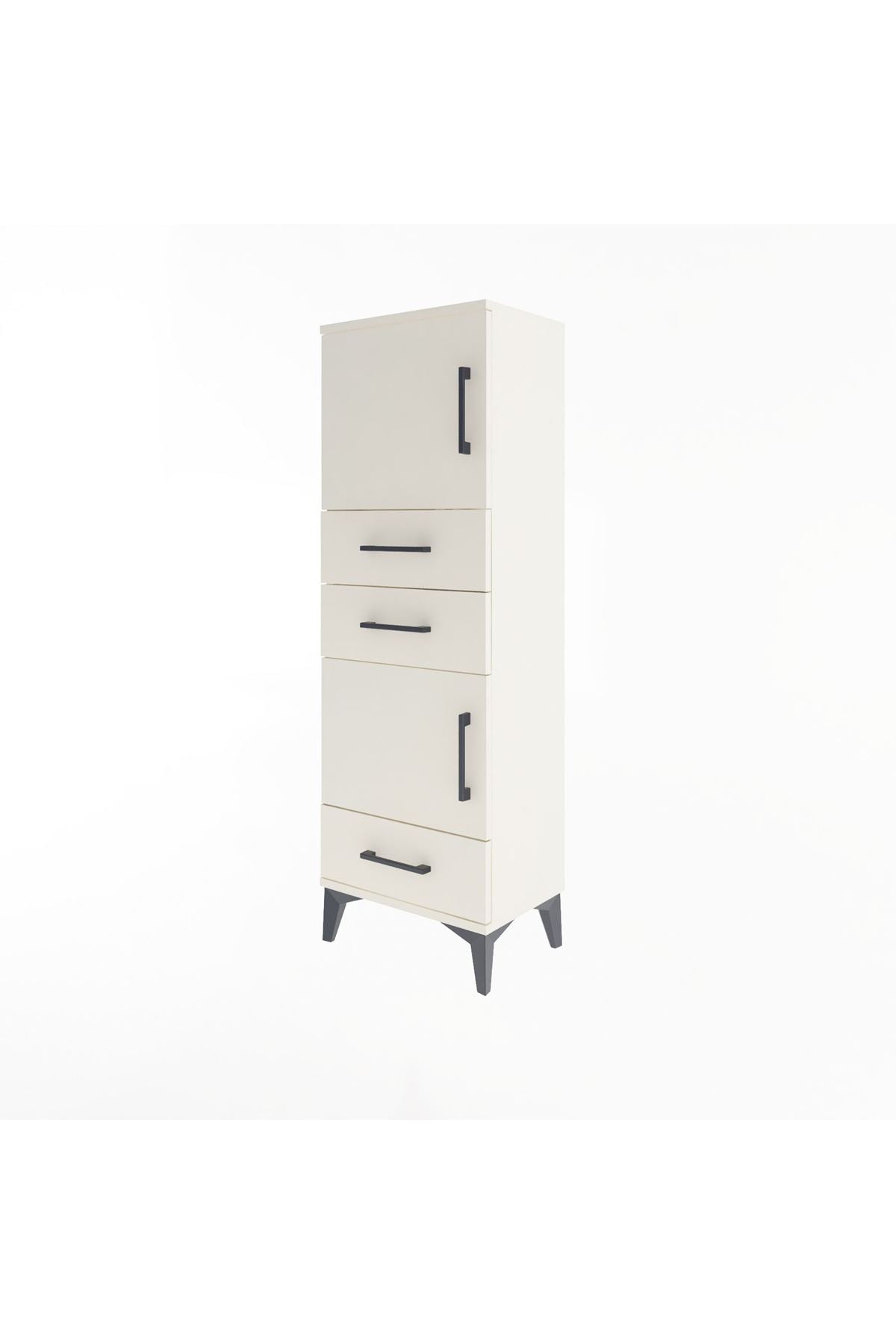 Arges Dolap 2 Raflı 3 Çekmeceli 2 Kapaklı 44x30x134 - S16M048V1A