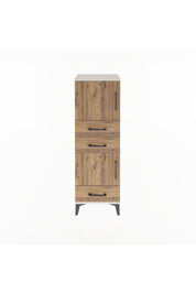 Arges Dolap 2 Raflı 3 Çekmeceli 2 Kapaklı 44x30x134 - S16M048V3A
