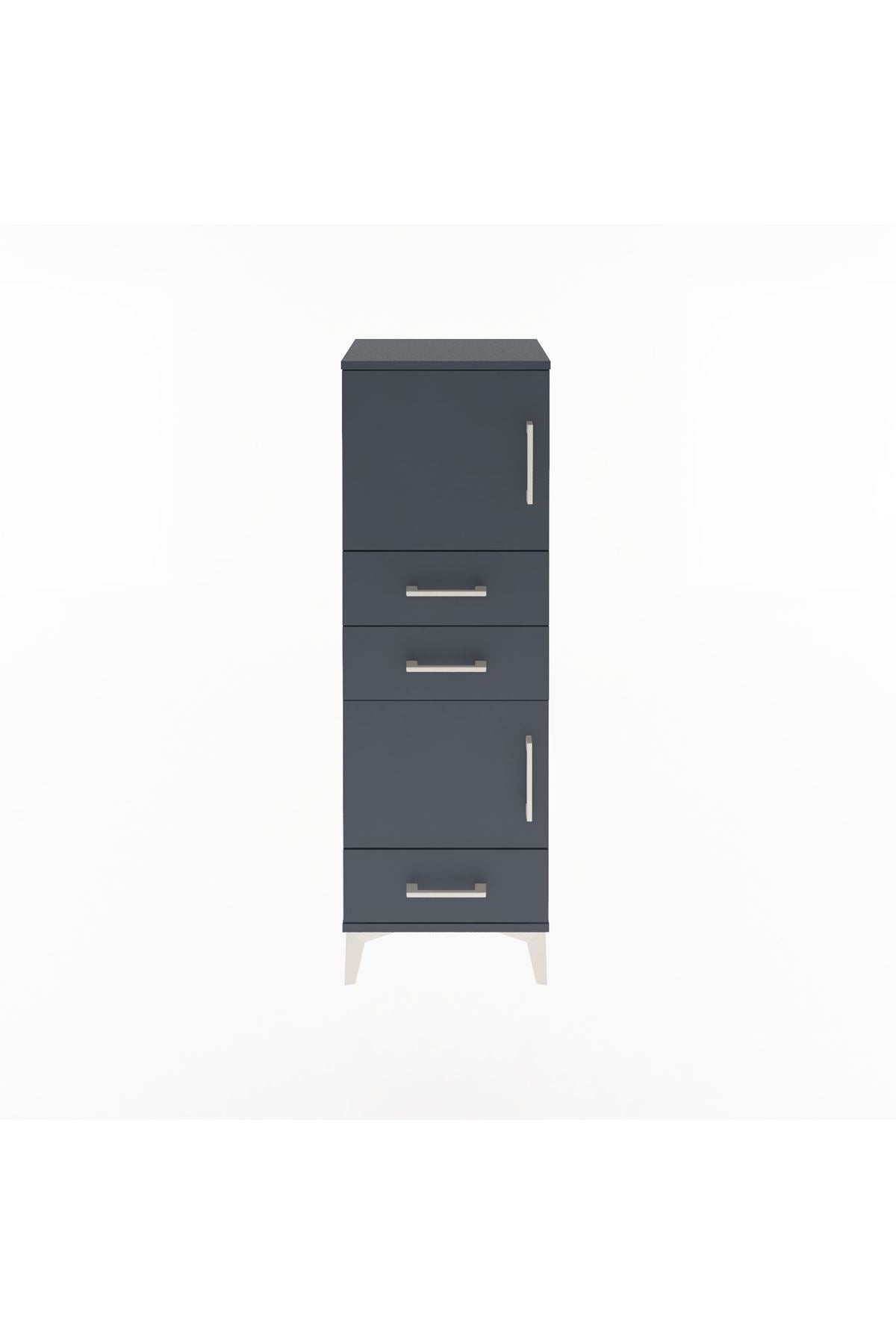 Arges Dolap 2 Raflı 3 Çekmeceli 2 Kapaklı 44x30x134 - S16M048V5A