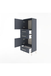 Arges Dolap 2 Raflı 3 Çekmeceli 2 Kapaklı 44x30x134 - S16M048V5A