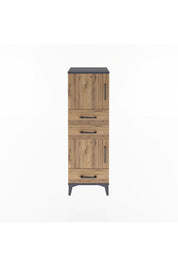 Arges Dolap 2 Raflı 3 Çekmeceli 2 Kapaklı 44x30x134 - S16M048V6A