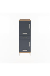 Arges Dolap 2 Raflı 3 Çekmeceli 2 Kapaklı 44x30x134 - S16M048V8A