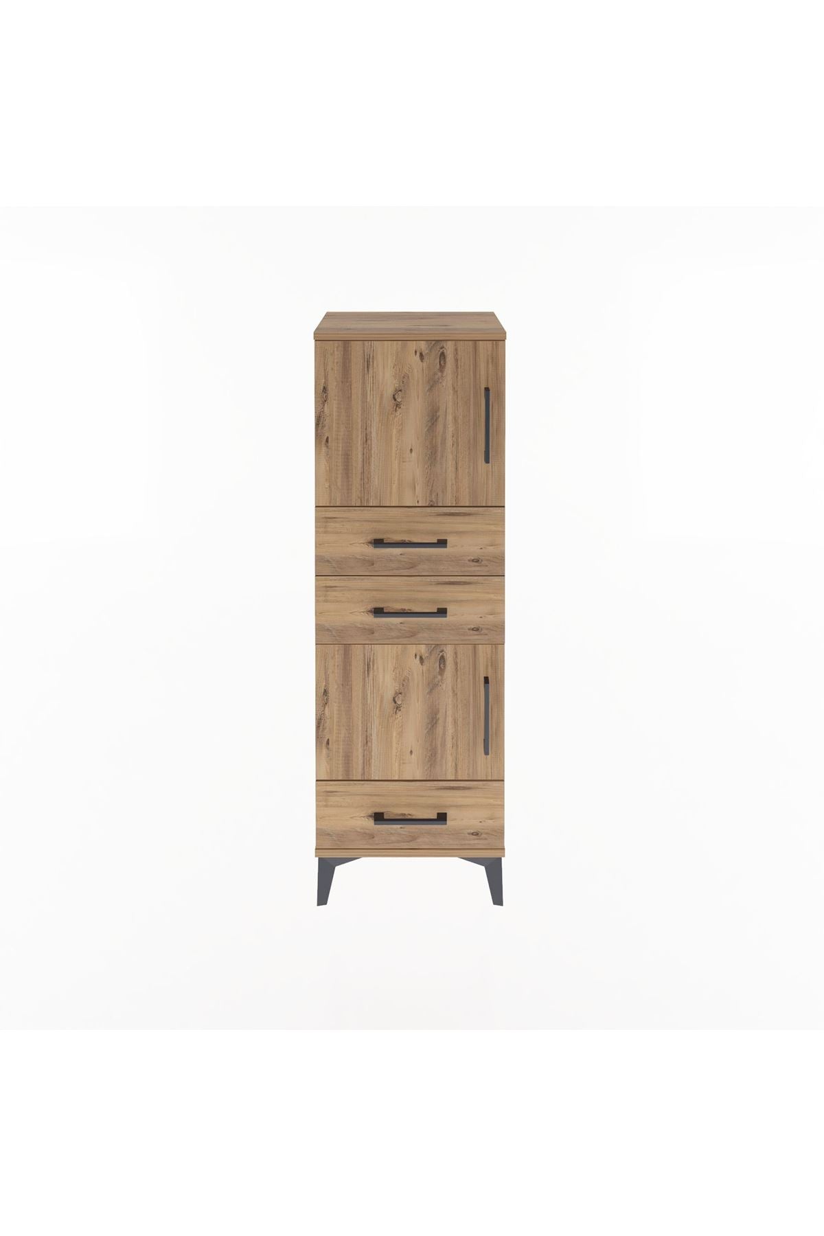 Arges Dolap 2 Raflı 3 Çekmeceli 2 Kapaklı 44x30x134 - S16M048V9A