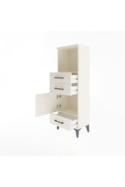 Arges Dolap 2 Raflı 3 Çekmeceli Tek Kapaklı 44x30x134 - S16M049V1A