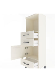 Arges Dolap 2 Raflı 3 Çekmeceli Tek Kapaklı 44x30x134 - S16M049V1A