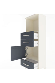 Arges Dolap 2 Raflı 3 Çekmeceli Tek Kapaklı 44x30x134 - S16M049V2A