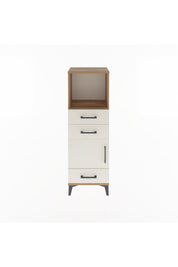 Arges Dolap 2 Raflı 3 Çekmeceli Tek Kapaklı 44x30x134 - S16M049V7A
