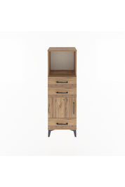 Arges Dolap 2 Raflı 3 Çekmeceli Tek Kapaklı 44x30x134 - S16M049V9A