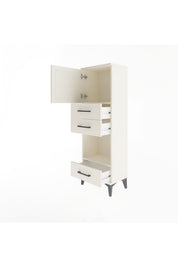Arges Dolap 2 Raflı 3 Çekmeceli Tek Kapaklı 44x30x134 - S16M050V1A