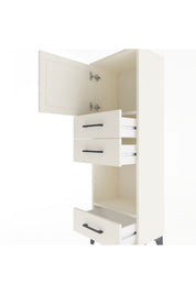 Arges Dolap 2 Raflı 3 Çekmeceli Tek Kapaklı 44x30x134 - S16M050V1A