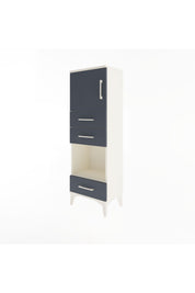 Arges Dolap 2 Raflı 3 Çekmeceli Tek Kapaklı 44x30x134 - S16M050V2A
