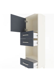 Arges Dolap 2 Raflı 3 Çekmeceli Tek Kapaklı 44x30x134 - S16M050V2A