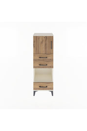 Arges Dolap 2 Raflı 3 Çekmeceli Tek Kapaklı 44x30x134 - S16M050V3A