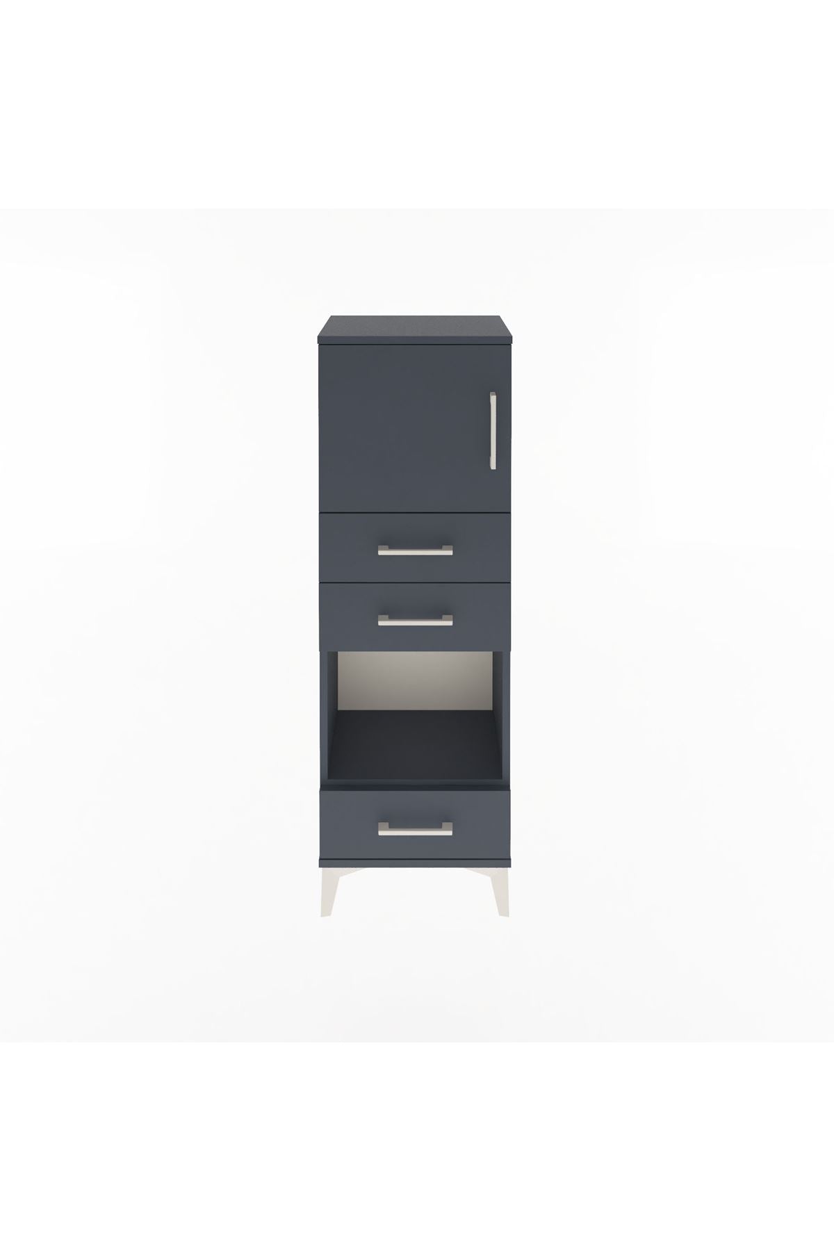 Arges Dolap 2 Raflı 3 Çekmeceli Tek Kapaklı 44x30x134 - S16M050V5A