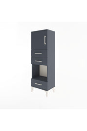 Arges Dolap 2 Raflı 3 Çekmeceli Tek Kapaklı 44x30x134 - S16M050V5A