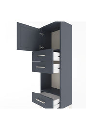 Arges Dolap 2 Raflı 3 Çekmeceli Tek Kapaklı 44x30x134 - S16M050V5A