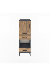 Arges Dolap 2 Raflı 3 Çekmeceli Tek Kapaklı 44x30x134 - S16M050V6A
