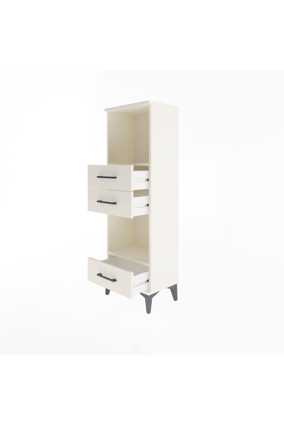 Arges Dolap 2 Raflı 3 Çekmeceli 44x30x134 - S16M051V1A