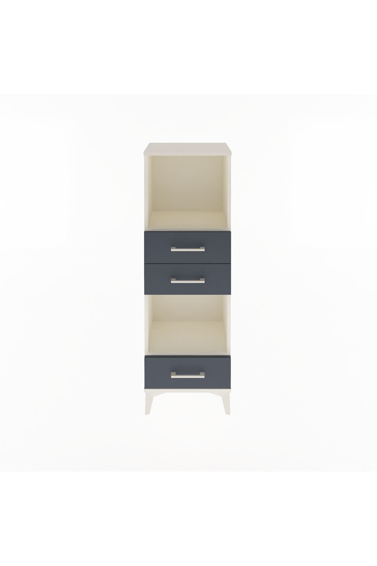 Arges Dolap 2 Raflı 3 Çekmeceli 44x30x134 - S16M051V2A