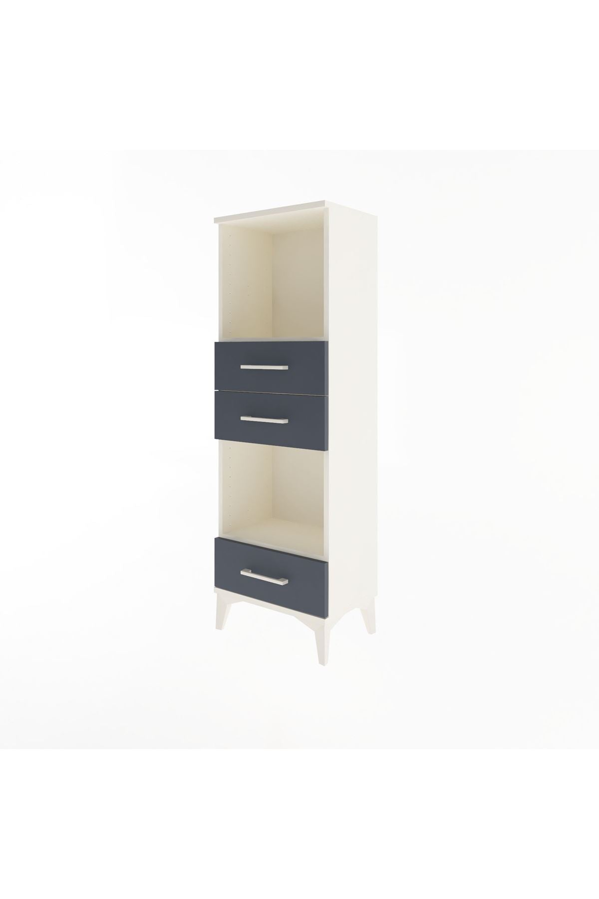 Arges Dolap 2 Raflı 3 Çekmeceli 44x30x134 - S16M051V2A