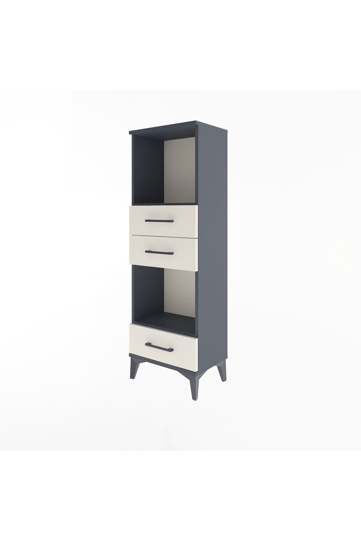 Arges Dolap 2 Raflı 3 Çekmeceli 44x30x134 - S16M051V4A