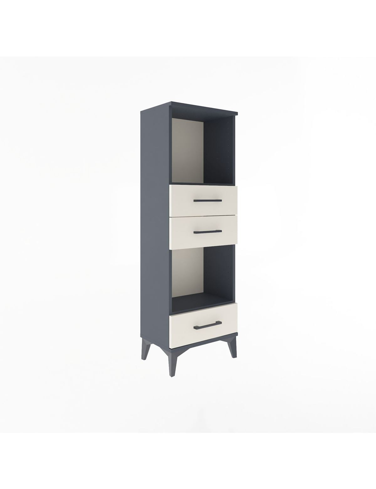 Arges Dolap 2 Raflı 3 Çekmeceli 44x30x134 - S16M051V4A
