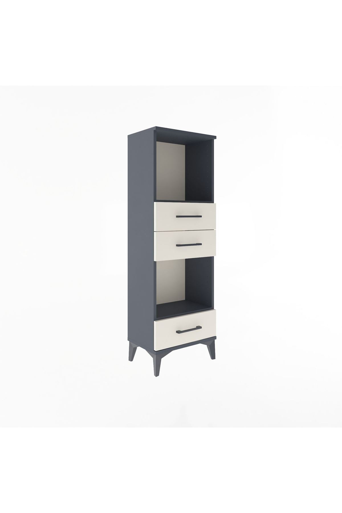 Arges Dolap 2 Raflı 3 Çekmeceli 44x30x134 - S16M051V4A