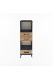 Arges Dolap 2 Raflı 3 Çekmeceli 44x30x134 - S16M051V6A