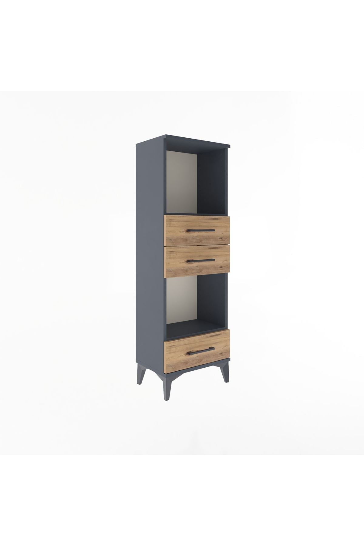 Arges Dolap 2 Raflı 3 Çekmeceli 44x30x134 - S16M051V6A
